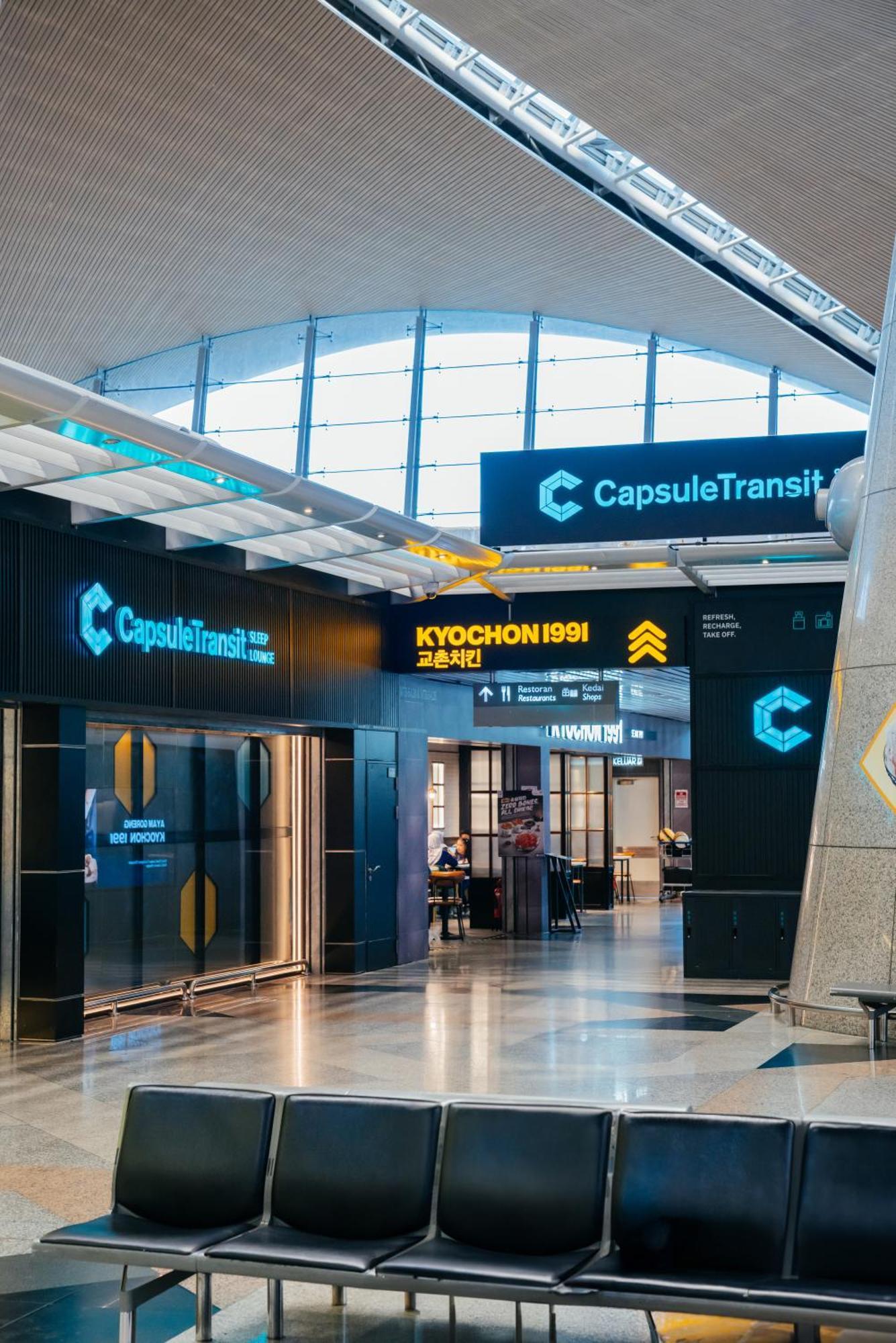 Capsuletransit Sleep Lounge Klia T1 Airport Hotel - Landside, Public Area At Lvl 5 Sepang Exteriör bild